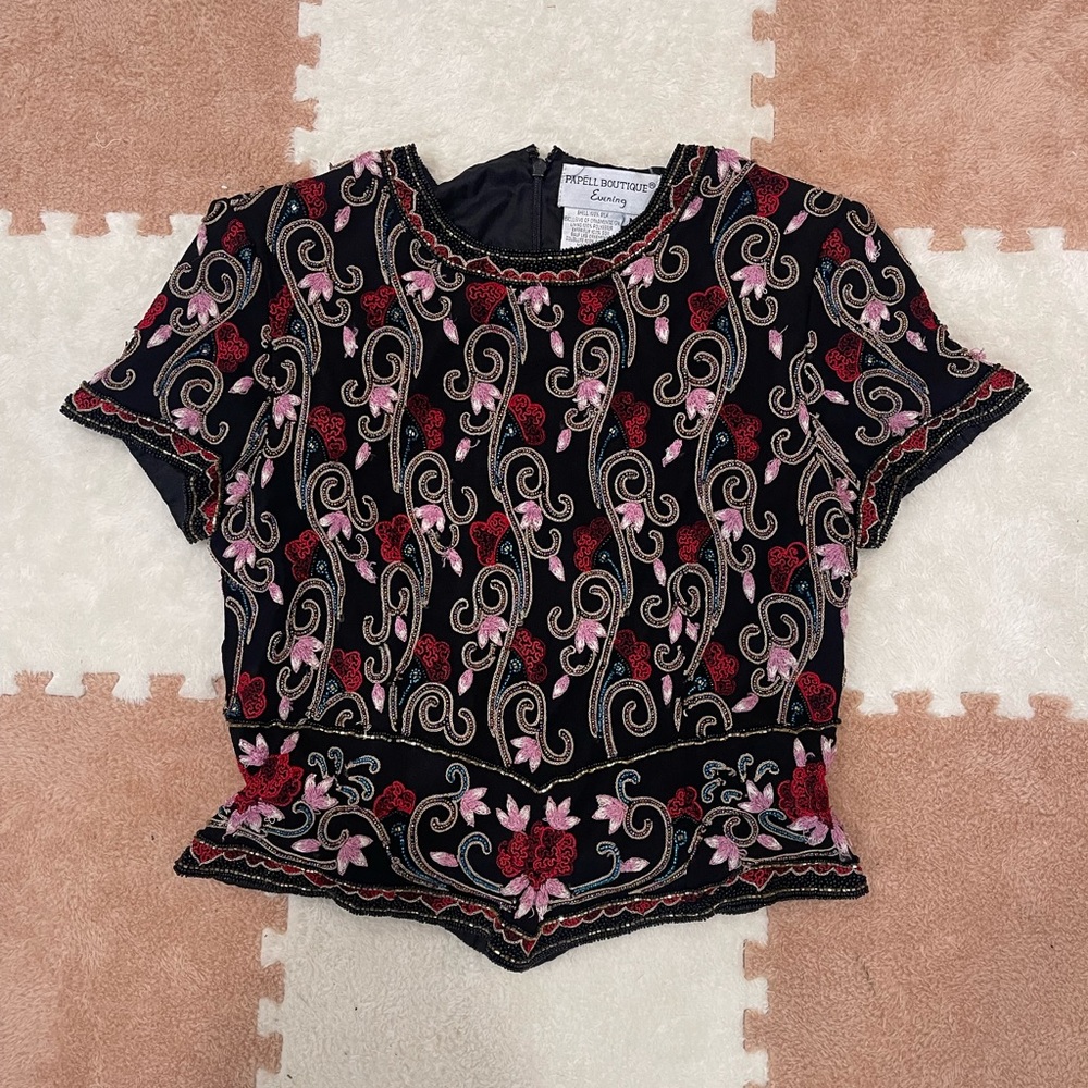 Papel Boutqiue Beaded Blouse